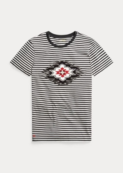 Polo Ralph Lauren Beaded Cotton T Shirt Dame Danmark (HXOYU1849)